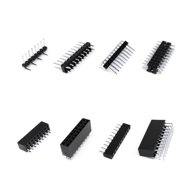 40 Pin 2,54 mm Mężczyzna Pin Header Connector pojedynczy rząd pionowy dla samochodów