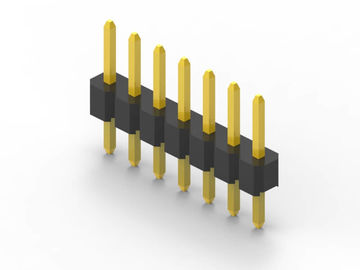 Niestandardowy 2mm Pitch Pin Header, 2 do 80 pinów Single Row Male Pin Header