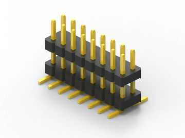 2.54 mm Mężczyzna Smd Pin Header, Brass Contact Material Connector Pin Header