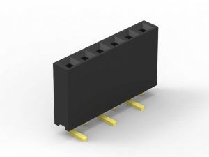 Podłączacz nagłówka PCB z kwadratowym szczytem 2 szpilki do 50 szpilek 2,54 mm
