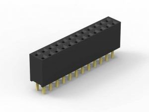 Złoty Flash 2,54 mm Kobieta łącznik, PCB Pin Header Kobieta łącznik