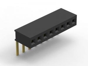 6 Pin do 40 Pin Kobieta łącznik głowicy 1.27mm Pitch Black Trwałe