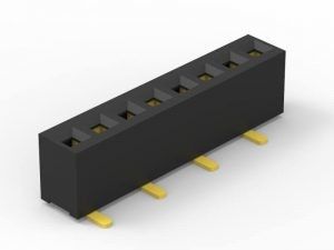 Pojedynczy wiersz SMD Board To Board Connector, 1,0 mm Pitch Female Female Header Socket