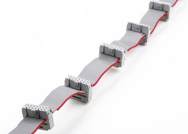FCC 16 szpilów Flat Ribbon Cable Assembly z 2,54 mm IDC Socket RoHs