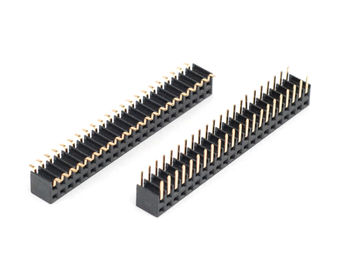 2.00mm Pitch Female Header Connector Podwójne wiersze Złote