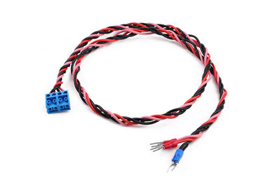Zestawy kabli elektrycznych samochodowych z blokiem końcowym 3,81 mm 2 pinów UL1007 18AWG