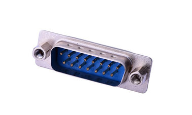 Zastosowany 15 pin D Sub Male Connector, VGA 15 pin D Type Connector Phosphor Bronze