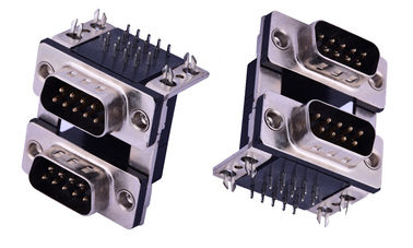 Mężczyzna Micro D Sub Connector Opór napięcia 500V VGA Connector Socket Combination