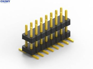 2.54 mm Mężczyzna Smd Pin Header, Brass Contact Material Connector Pin Header