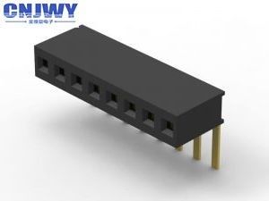 6 Pin do 40 Pin Kobieta łącznik głowicy 1.27mm Pitch Black Trwałe