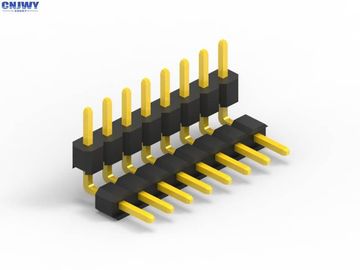 Pcb Pin Connector 2.0mm Pitch, Brass Single Row Header Connector
