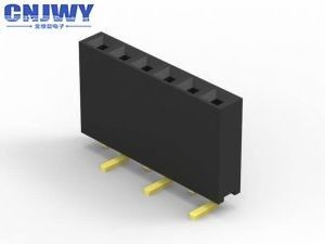 Podłączacz nagłówka PCB z kwadratowym szczytem 2 szpilki do 50 szpilek 2,54 mm