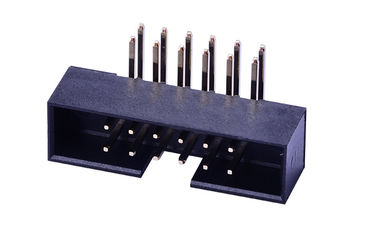 Pod kątem prawym łącznik nagłówka pudełka 2 * 6 Pin PA6T Wysokość 4,8 mm Narysowany prąd 2.0AMP