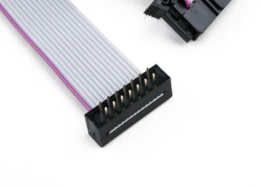 2 * 07 sposoby IDC / DIP Flat Ribbon Cable Assembly With Butterfly Hook