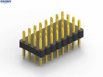 Trzy rzędy 5U PCB Header Connector Typ DIP Złota Błyskowa Czarna izolacja