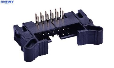 Prawy kąt 26 pinów PCB Wire To Board Connectors Ejector Header Czarny kolor