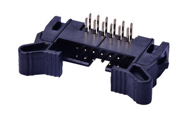 Prawy kąt 26 pinów PCB Wire To Board Connectors Ejector Header Czarny kolor