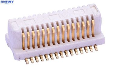 Pionowy 30PIN Płyty PCB Do Płyty Podłączacz Podstawy Beżowy Fosfor Brązowy Materiał