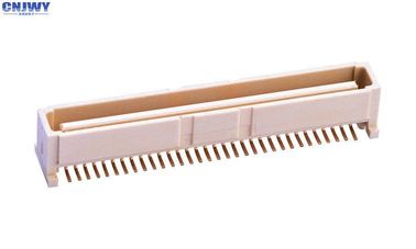 64 PIN Bit PCB Board To Board Connector 1,0 mm Pionowe siedzenie Beżowy materiał LCP