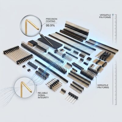 Złącze typu pin header męski, dwurzędowy, kątowy, rastrowanie 2.54mm, 90 stopni, do montażu przewlekanego, 80 pinów