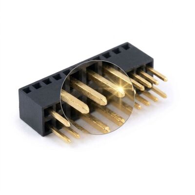 Złącze żeńskie o rozstawie 2,54 mm, wysokoprądowe, 5 A, z podwójnym stykiem, gniazdo PCB zasilania