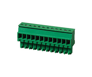 PA66 SN Płaty 30-16AWG Złącze bloku końcowego CPT 3,81 mm Górnik 1*10P Zielony