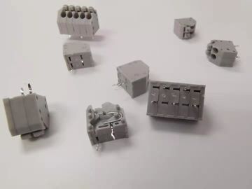 Bezszrobowy blok końcowy przycisk Przesunięcie pasma 3,5 mm Szary Dip/180° Zamówione szpilki