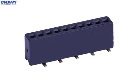 Czarny izolacyjny wysokość 4,3 mm SMT Kobieta łącznik PA6T