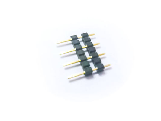 Fosfor Brązowy 2,54 mm Pitch PA6T 1 * 7P Złoty Flasch Pin Header