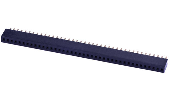 Złoty Flash PA6T 1U Female Pin PCB Connector 1,27mm Pitch