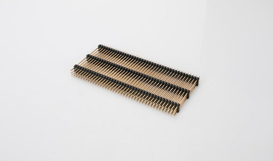 Podwójny wiersz PA6T Pitch 2.54mm 48P DIP Pin Header Connector