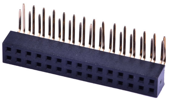 4.3mm Wysokość Wzburzona Wzburzona Kobieta łącznik głowicy 1U '' PA6T