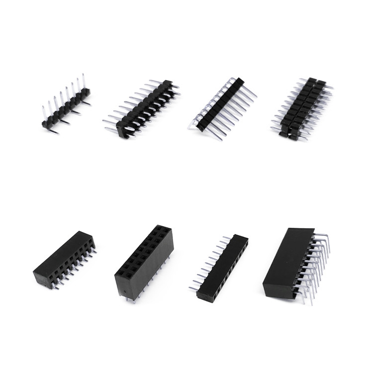 40 Pin 2,54 mm Mężczyzna Pin Header Connector pojedynczy rząd pionowy dla samochodów