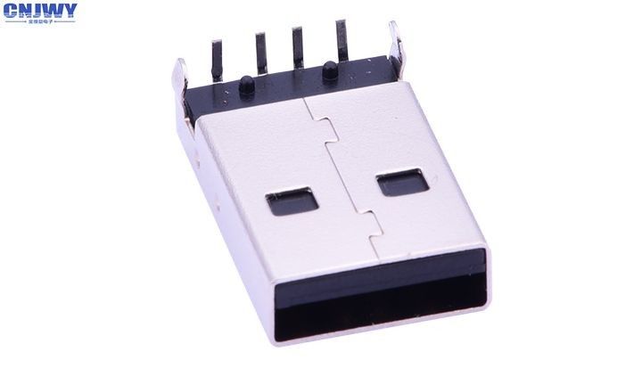 4 szpilki PCBA Męski Micro USB Włącza wejściowe wyjściowe Plast 100V Opór napięcia