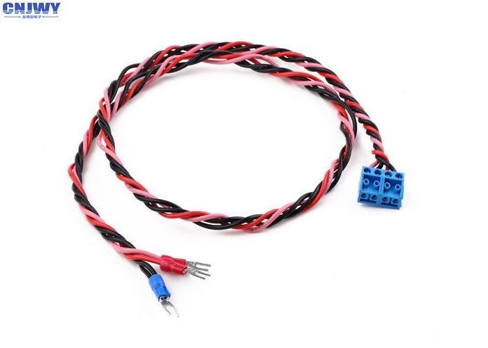 Zestawy kabli elektrycznych samochodowych z blokiem końcowym 3,81 mm 2 pinów UL1007 18AWG