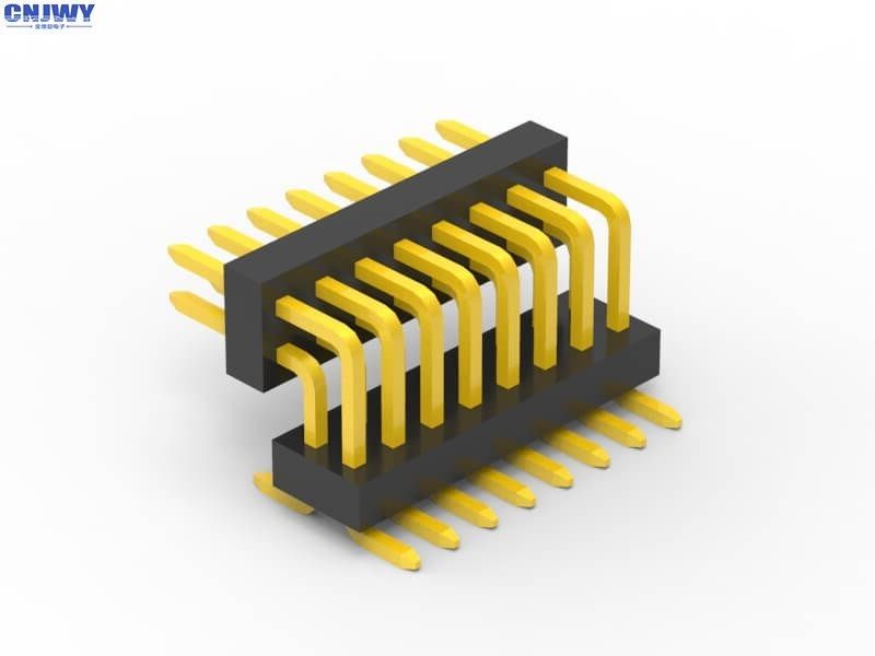 Konkawy zgięty łącznik nagłówkowy PCB SMT Typ Narysowany prąd 1.0AMP