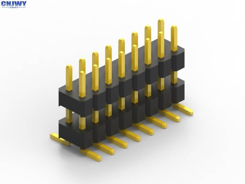 SMD Typ Male Pin Header Connector 16 pinów Dual Row Current Rating 2.0 AMP