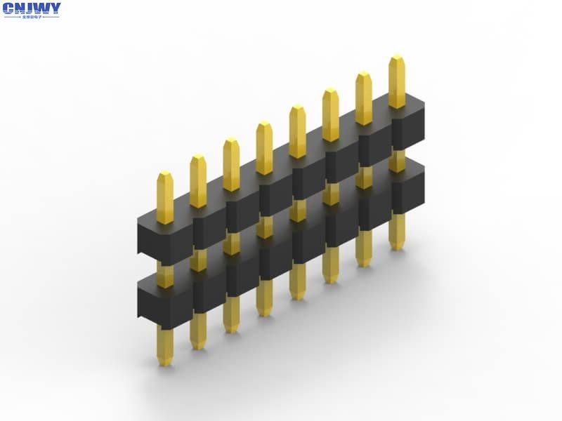 10 szpilów 2,54 mm Pitch Male Pin Header Connector Odporność kontaktowa 20mΩ Max