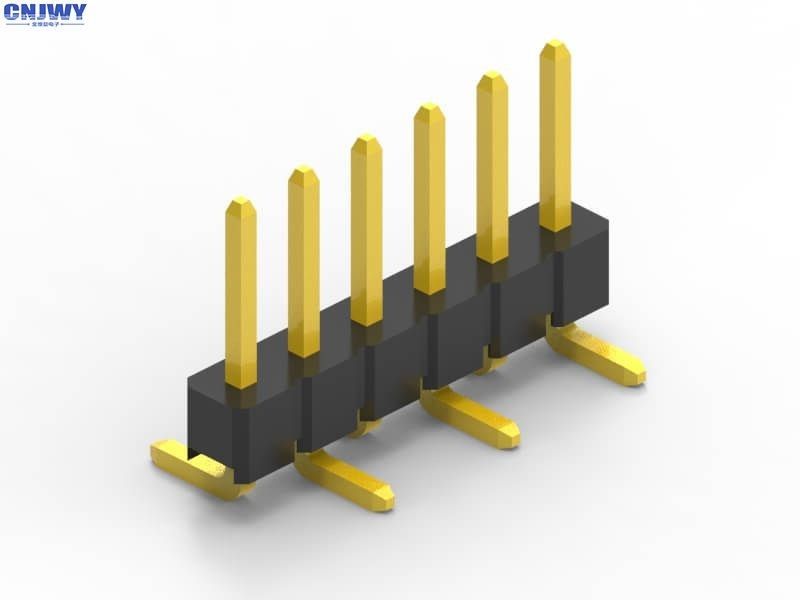 SMD 2,54 mm Pitch Connector, 6 Pin Header Connector Nominalna prąd 3.0AMP