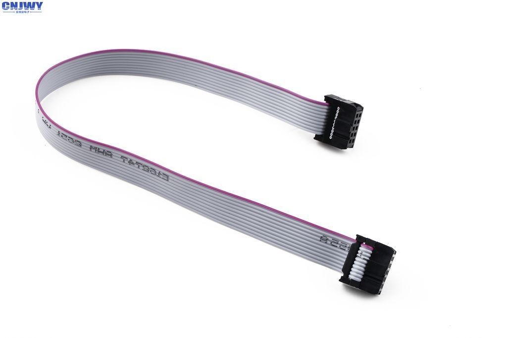 Niestandardowy 10 szpilkowy płaski kabel wstążkowy, 2,54 mm 10 Way Idc zestaw kabla wstążkowego