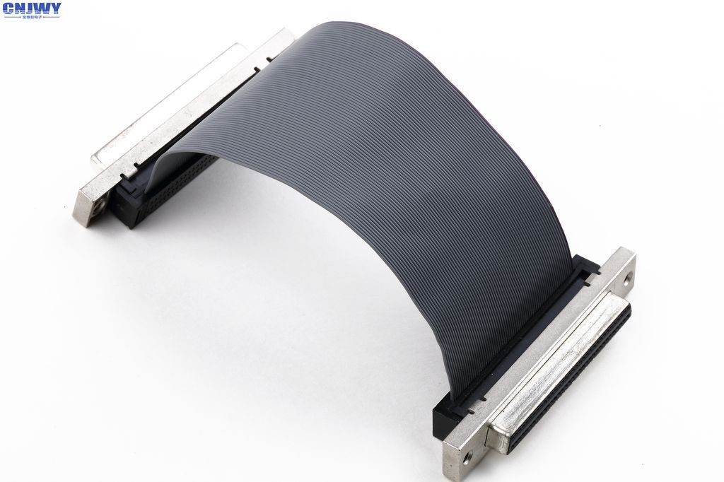SCSI Kobieta kablówka 1,27 mm, osłonięta 34 szpilki kablówka płaska