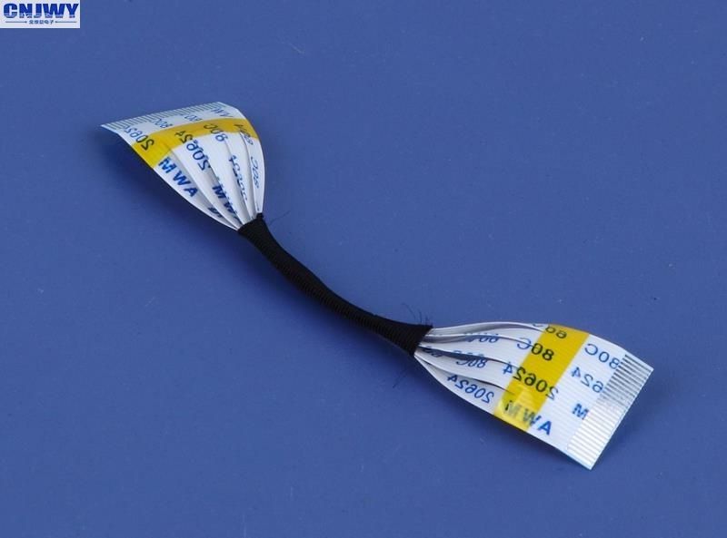 Tarcza 0,5 mm Pitch FFC Kabel wstążkowy 50 Dróg Podzielenie 5 rzędów Wytrzymać napięcie 500V