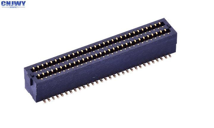 Podwójny wiersz płyty PCB do łącznika płyty 0,8 mm Odporność izolacyjna pionowego siedzenia matki