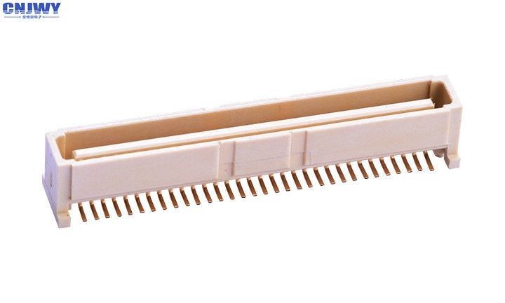 64 PIN Bit PCB Board To Board Connector 1,0 mm Pionowe siedzenie Beżowy materiał LCP