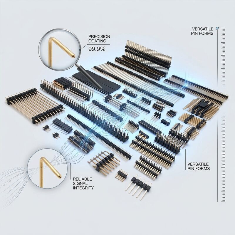Złącze typu pin header męski, dwurzędowy, kątowy, rastrowanie 2.54mm, 90 stopni, do montażu przewlekanego, 80 pinów