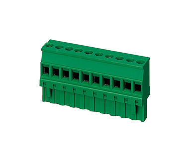 4000V Wtykacz w bloku końcowym łącznik CPT 5.08mm Pitch 1*18P Green PA66 SN Plated