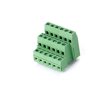 Złącze bloku końcowego PCB w stylu UE CET1.5 Podłączone do 5,08 mm Pitch 1 * 06P Zielony