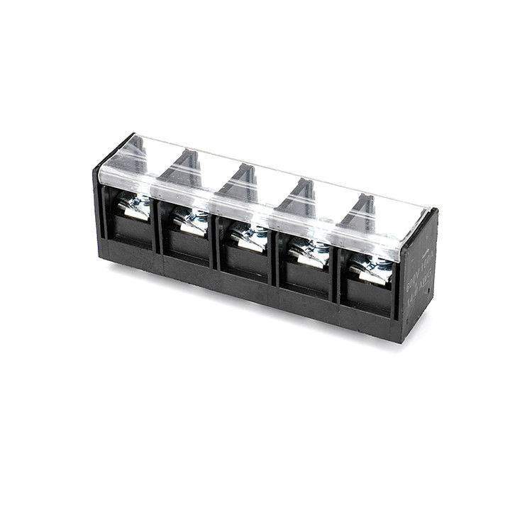 Jednorzędowy złącze bloku końcowego bariery PCB 16,0 mm Pitch 1 * 05P PBT H = 31,0 mm