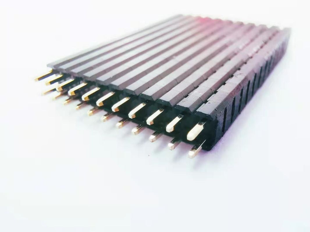 Złote opakowanie pudełkowe PH2.54mm L=44,14 sztuk plastiku 2*11P DIP/180°