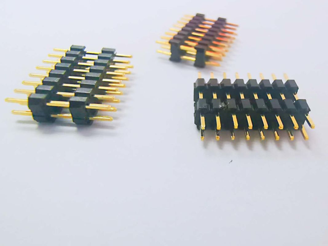 2.00mm Mężczyzna Pin 10 Pin Header Connector Podwójny rzęd z Kapelą Roll Packing